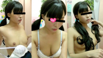 [erotica2149]Cぐらいのおっぱいと美味しそうな乳首をブラ試着で撮られちゃう凛とした佇まいの美人なJKの画像