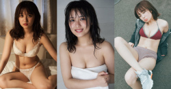 あみちの写真集の巨乳水着姿＆ギリ乳首ヌードのエロ画像209枚の画像