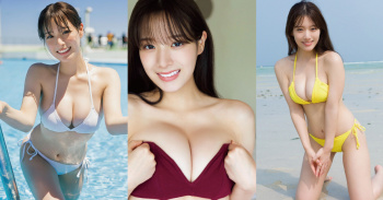 葉月くれあの巨乳おっぱい水着姿!ミスマガ女王のエロ画像63枚の画像