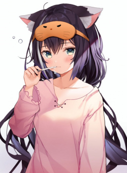 【二次】歯磨きをしている女の子の画像の画像