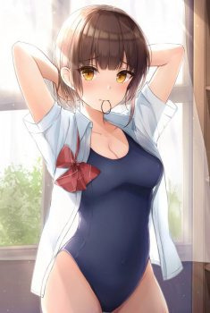 二次スク水画像が集まるスレッドの画像