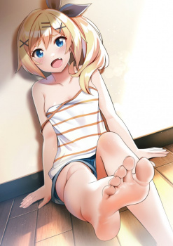 【二次】女の子の足裏画像　その４の画像