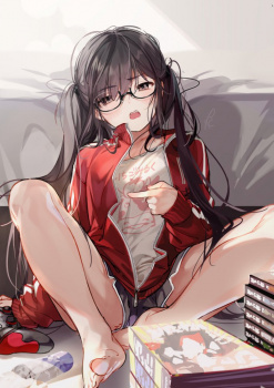 【二次】眼鏡女子画像　その５の画像