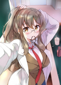 【二次】眼鏡女子画像　その７の画像