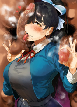 【二次】フェラチオしてる女の子の画像【エロ】　その２４の画像
