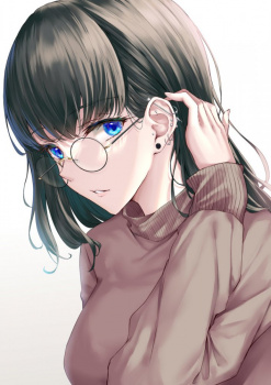 【二次】ピアスをしてる女の子の画像　その５の画像