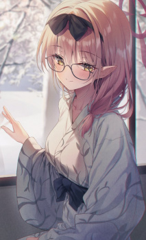 【二次】眼鏡女子画像　その２７の画像