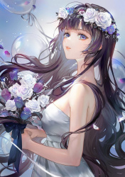 【二次】黒髪女子画像　その４２の画像