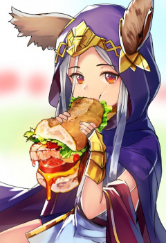 【二次】食事･飲食してる女の子の画像　その１１の画像