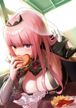 【二次】食事･飲食してる女の子の画像　その１２の画像