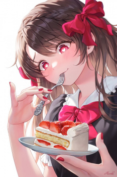 【二次】食事･飲食してる女の子の画像　その１３の画像