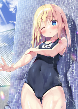 【二次】スクール水着を着た女の子の画像【スク水】　その１２の画像