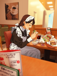 【二次】食事･飲食してる女の子の画像　その１６の画像