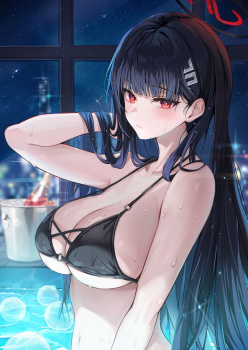 【二次】黒ビキニを着た女の子の画像　その１０の画像