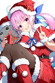 【二次】サンタコスの女の子画像　その７の画像