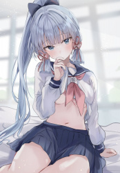 「スカート×ふともも」の破壊力が強すぎる件【二次元画像】の画像