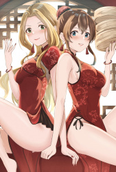 チャイナドレス女子、二次元なのに色気ヤバすぎwww【画像】の画像