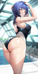 【二次】競泳水着姿の女性画像まとめｗスタイル良すぎて草ｗの画像