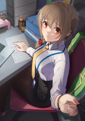 【二次】ネクタイ女子、なんか妙に色っぽい画像だけ集めた結果ｗの画像