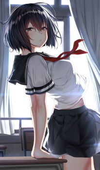 【二次】教室にいる女子画像まとめ、青春感じる瞬間を集めたの画像