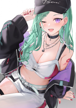 【二次】緑髪女子、なぜか刺さる人には刺さる説の画像