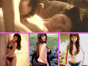 南野陽子 若い頃におっぱい舐められている濡れ場ヌード・水着画像の画像