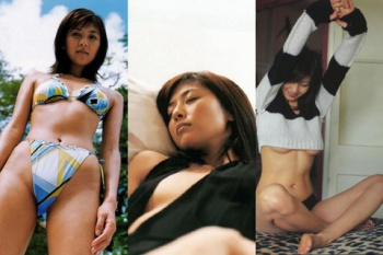 白石美帆 おっぱいが見えてるヌード画像・下乳がエロいですねの画像