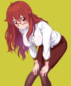 【二次】現実には真面目で地味なフェロモン皆無系しか居ない女教師のエロ画像の画像
