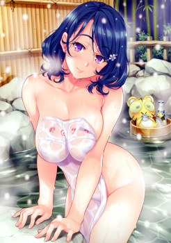 【二次】タオルでおっぱいをしっかり隠してる心眼必須な“タオルおっぱい”のエロ画像の画像