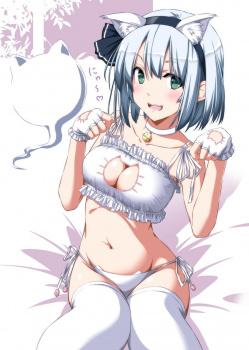 【二次】エロカワ系下着よりももっと可愛い寄りな少女向け勝負下着“キャットランジェリー”のエロ画像の画像