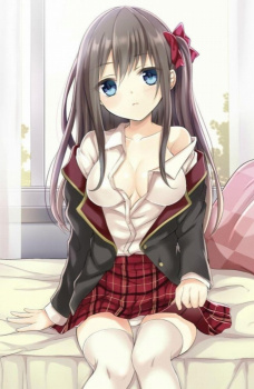 【二次】イチャイチャして付き合いたくなる#8221;制服コス#8221;した女の子のエロ画像の画像