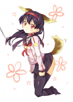 【二次】首輪を付けられ言いなりになってるエッチな女の子たちの画像