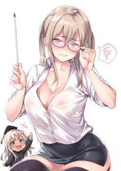 【二次】明らかに男に見せてるとしか思えないノーブラ女子の透け乳首エロ画像の画像