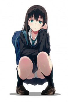 【二次】一時期コレ目当てにT○UTAYAに通う奴が激増したしゃがみパンチラのエロ画像の画像