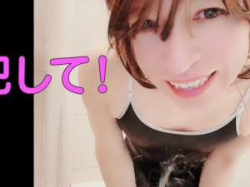 かわいい女装子がスク水着てお風呂♪エネマグラをむりむりアナルに挿入して一人悶絶しちゃう♪の画像