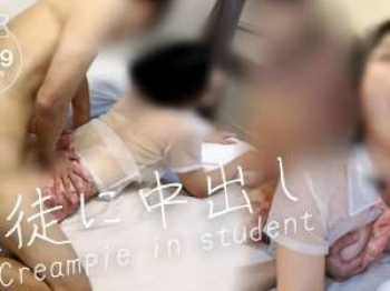スケスケJK制服シャツ着せた女子にバックから生ハメガン突き孕ませセックス！中イキさせて中出し膣内射精！の画像