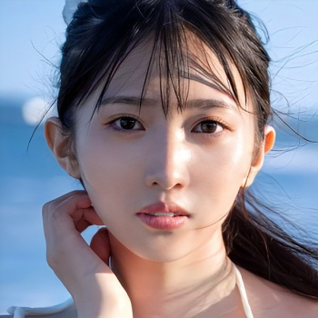 【滝冬ひかり】黒髪清楚な9頭身スレンダー巨乳美少女の誘惑セックスの画像