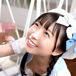 【桜かな】黒髪童顔美少女のエッチな妄想が暴走して中出しセックスの画像