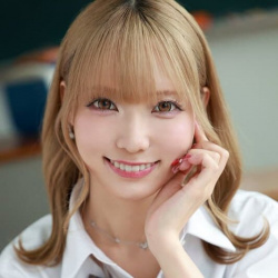 【藍瀬ミナ】エロカワ金髪ギャルのミニマムマ○コに中出しセックスの画像