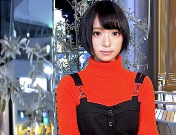 【素人】恥ずかしがり屋の美少女がムラムラしてエロい!ボーイッシュなOLとホテルへ!の画像