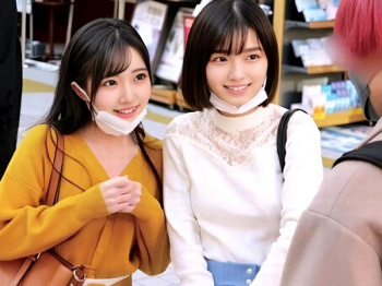 ＜M男いじめ＞童貞をゲットし”初本番”したら100万円のエロ企画…に挑むエロ貧乳がハーレム3Pで連続なか出し＜素人ナンパ＞の画像