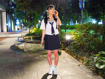 えっち...【ＪＫレイプ】スレンダーな制服娘校生が性欲モンスター達に連れ去られ凌辱レイプ！複数オチンコが次々と襲い掛かり膣内イク！の画像