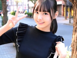 えっち...【一般人ナンパ】「おっぱい見たいですか?//」ポニーテールのJDがチェリーちんぽフェラで口の中にイクされる!の画像
