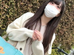 えっち...【他人妻ナンパ】「えっ//ヤバい//」ロングヘアの奥様！小さなお子さんがいる24歳マダムが筆下ろしH！の画像