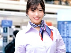 えっち...【素人ナンパ】「ヤバいですか？//」27歳のCAさん！おっぱい大きい美女が童貞男クンのおちんぽをノーハンドフェラ！の画像