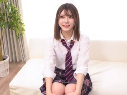 えっち...【一般人ナンパ】「えっ//ちょっと待って//」美女女学生！制服女の子がノーハンドでコンドーム装着に挑戦！の画像