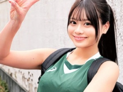 えっち...【シロウトナンパ】「だめっ//」部活帰りのバスケ部女の子！ポニーテールのスポーツ女の子がチンポ挿入される！の画像