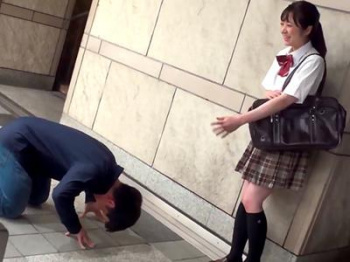 【ナンパ×痙攣】まだイッた事がないウブな女学生！スタートからフルスロットルで脳天貫く激快感を味合わせちゃう！初イキ！wwwの画像