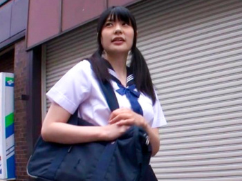 【JK×強制性交】「だめぇ…」清楚系ツインテ女子学生が変態男に襲われ淫乱調教！無理矢理ちんこを突っこまれ悲劇の生ハメ挿入強制性交地獄！の画像