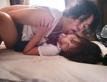 【女子学生×鬼畜強制性交】清楚系激カワ美少女がマンションの隣の汚兄さんに犯され悶絶！フル勃起チ〇コでマ〇コ掻き回されてイキまくる！の画像
